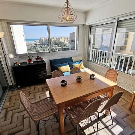 Les Cyclades - 2 Pieces 4 Couchages Port Leucate. Ref: 2cyc_37a Mae-7234 *